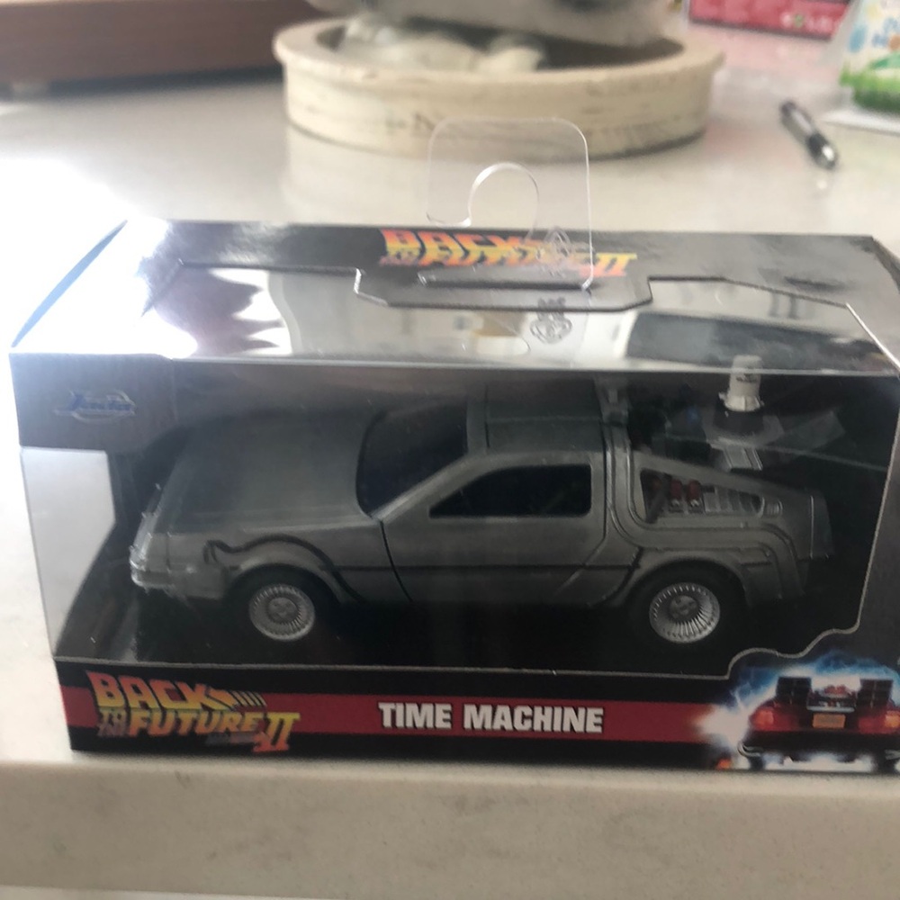 Back to the Future Time Machine Toy Car - Silver